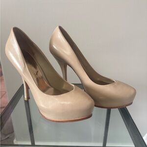 Elegant Beige High Heels